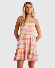 BILLABONG DARLIN CHECK DRESS