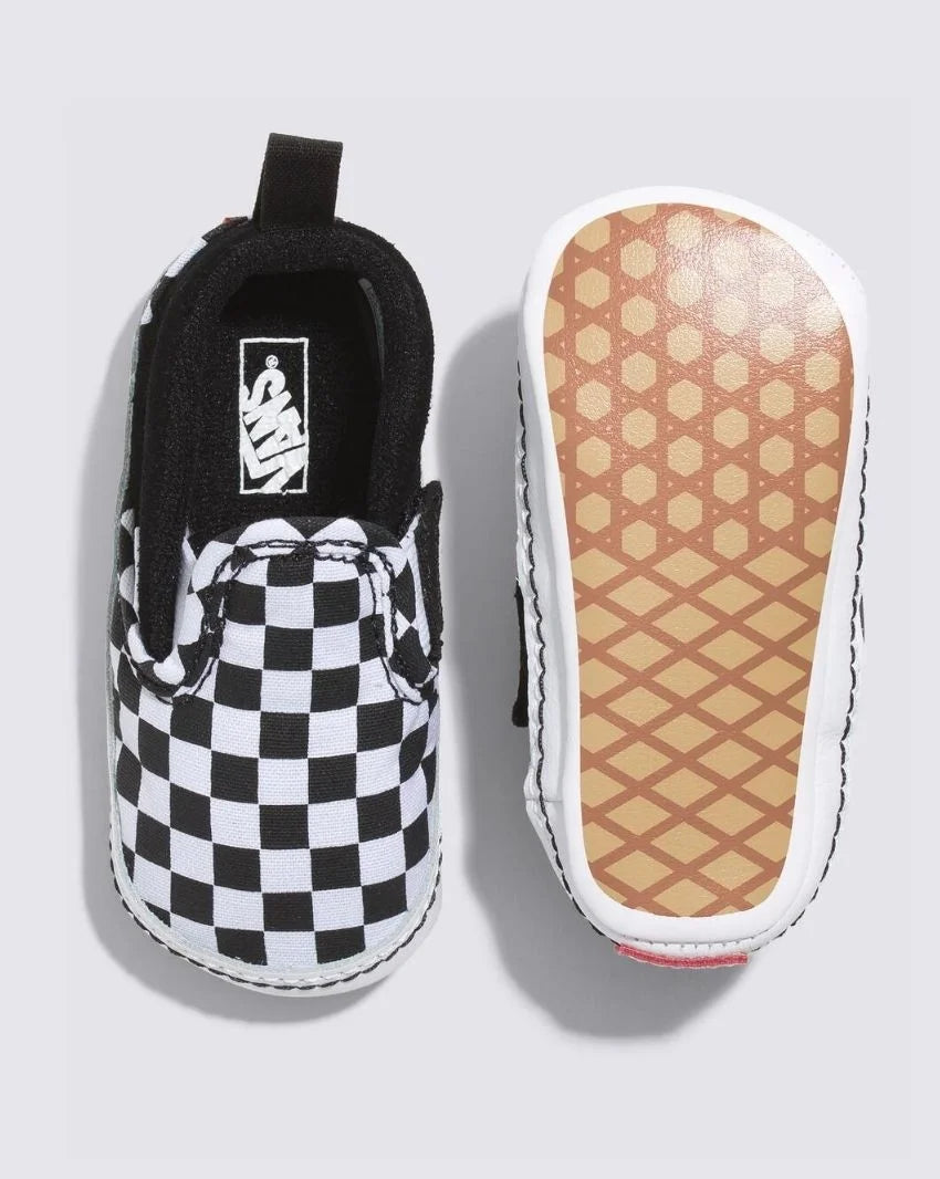 VANS SLIP -ON CRIB CHECKER BLACK/ TRUE WHITE