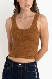RHYTHM ADELE SCOOP NECK KNIT TOP