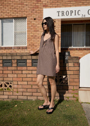 AFENDS HOMETOWN MICHI MINI DRESS