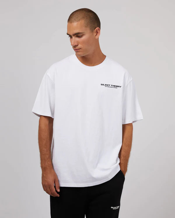 SILENT THEORY ESSENTIAL THEORY TEE / WHITE