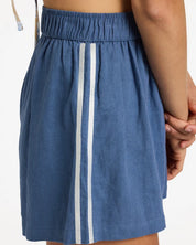 ROXY WOMENS SUN KISSED LINEN SHORTS