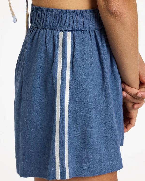 ROXY WOMENS SUN KISSED LINEN SHORTS