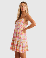 BILLABONG DARLIN CHECK DRESS