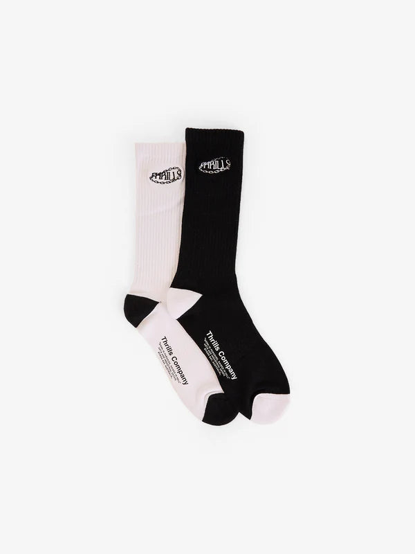 THRILLS CHAIN OF FORMATION 2 PACK SOCK