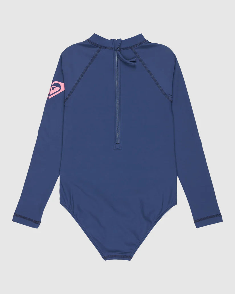 ROXY GIRLS LS ONESIE HEATER OCEANA