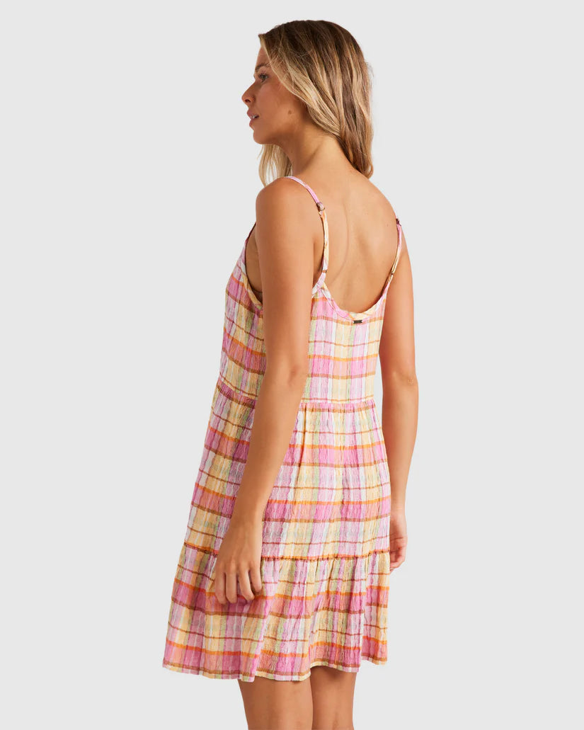 BILLABONG DARLIN CHECK DRESS