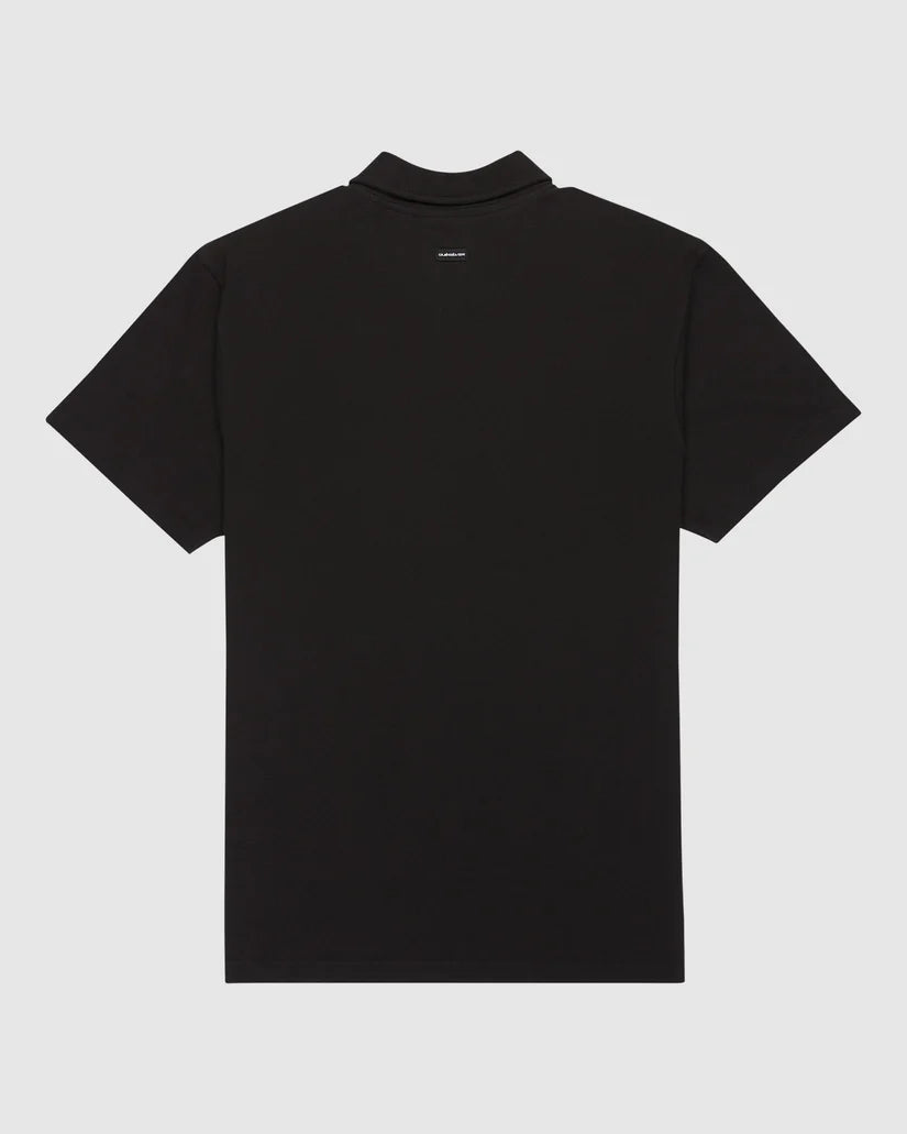 QUIKSILVER PIQUE POLO - BLACK