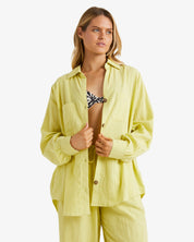 BILLABONG SOFT SWELL SHIRT CELERY GREEN