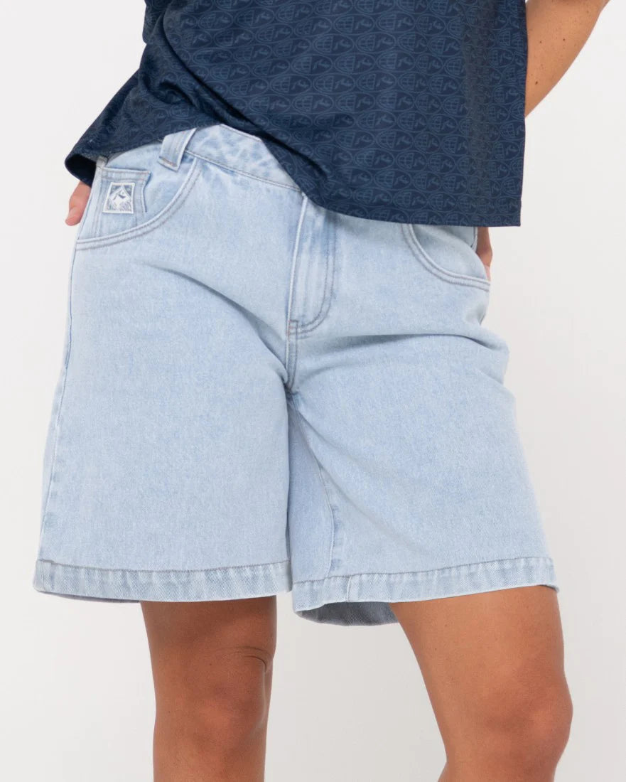 RUSTY HIGH VOLUME 18 INCH DENIM JORT