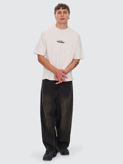 THRILLS LIFTED SPIRITS EMBRO BOX FIT OVERSIZE SHORT TEE