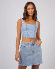 SILENT THEORY KENDRICK CORSET TOP