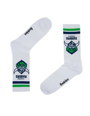 NRL CANBERRA RAIDERS RETRO SNEAKER SOCK 2 PACK
