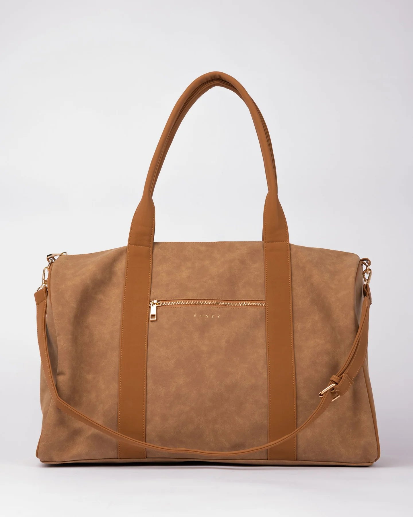 RUSTY ARIA SUEDE WEEKENDER BAG