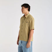 WRANGLER BOXCAR SHIRT TAN CHECK