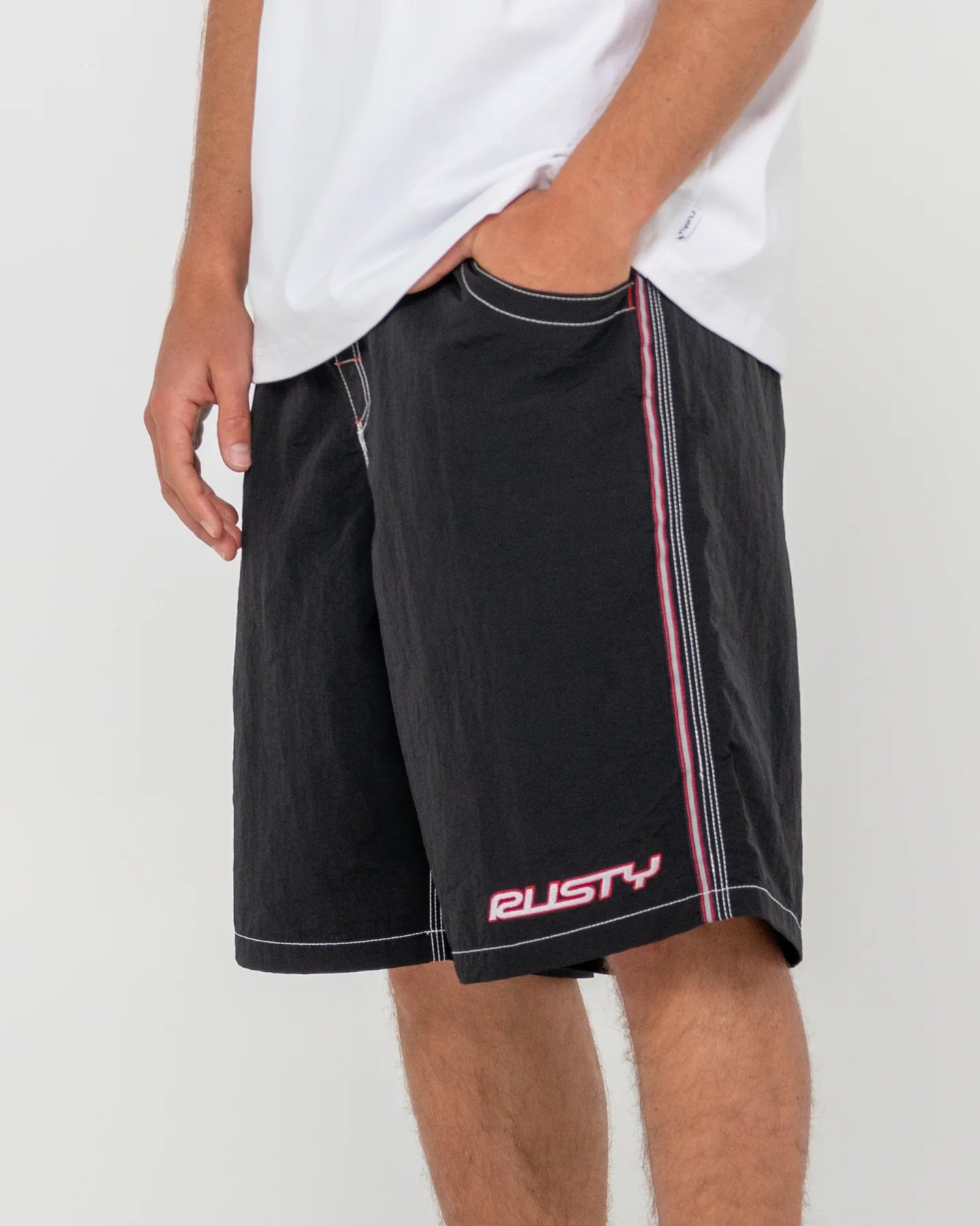 RUSTY FLIP DADDY 22" ELASTIC WAIST BOARDSHORTS