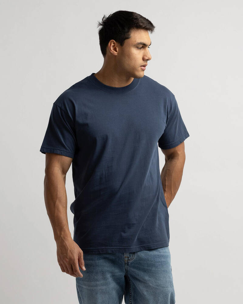 BILLABONG PREMIUM WAVE WASH TEE DUSTY NAVY