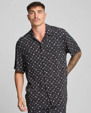 HUEYS ANCHOR BONES WOVEN SHIRT