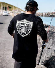 THE MAD HUEYS RAIDER FK OFF FISHING LS TEE