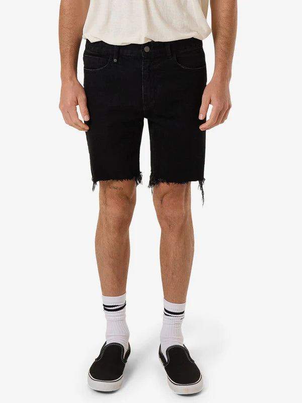 THRILLS BONES DENIM SHORT BLACK