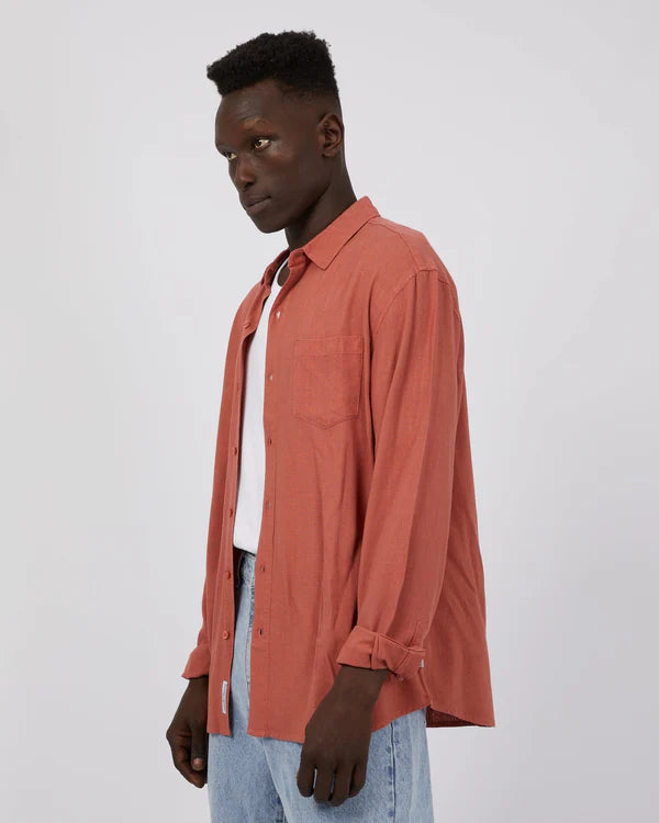 SILENT THEORY MASON LINEN SHIRT