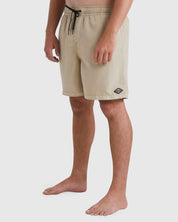 BILLABONG ALL DAY OVERDYE LAYBACK 17" BOARDSHORTS - CHINO