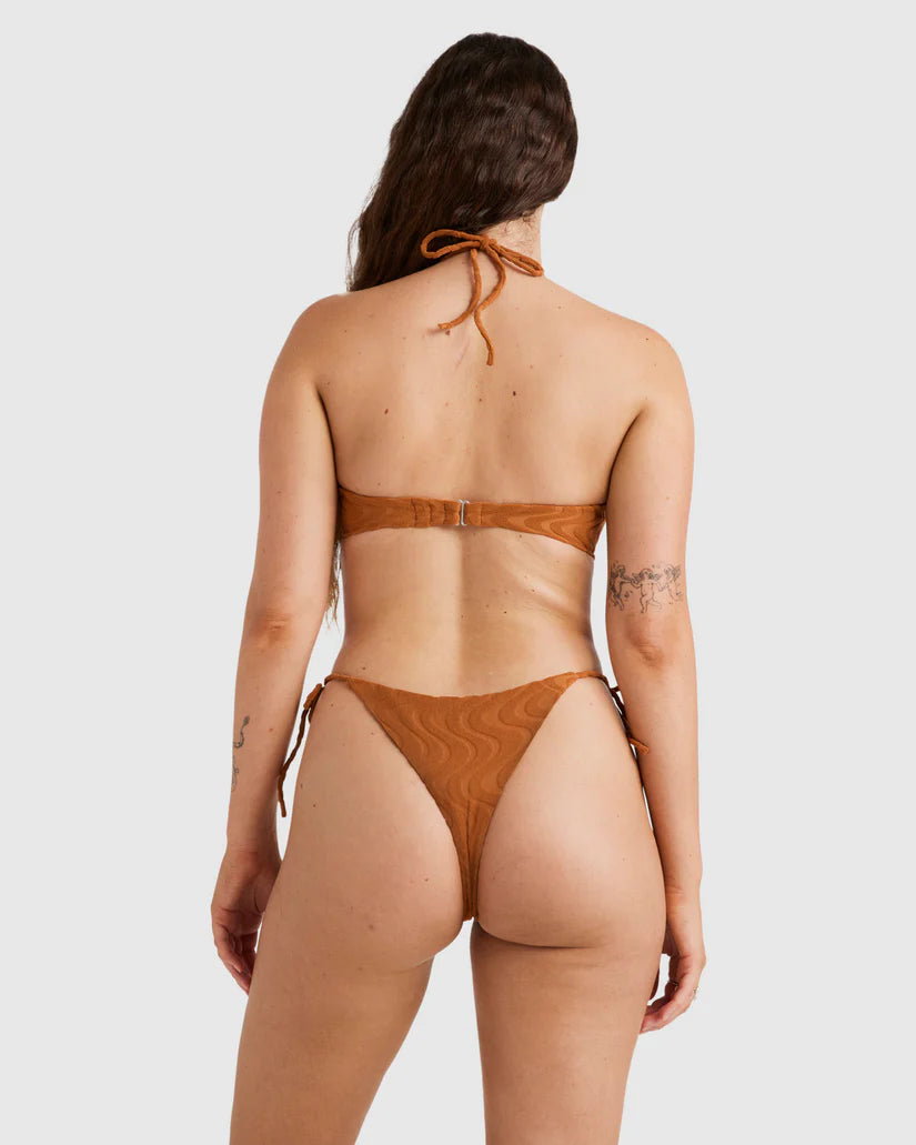 RVCA TEZZY WAVE SKIMPY BIKINI BOTTOMS