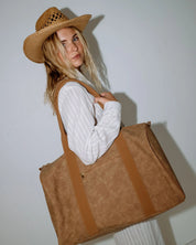 RUSTY ARIA SUEDE WEEKENDER BAG