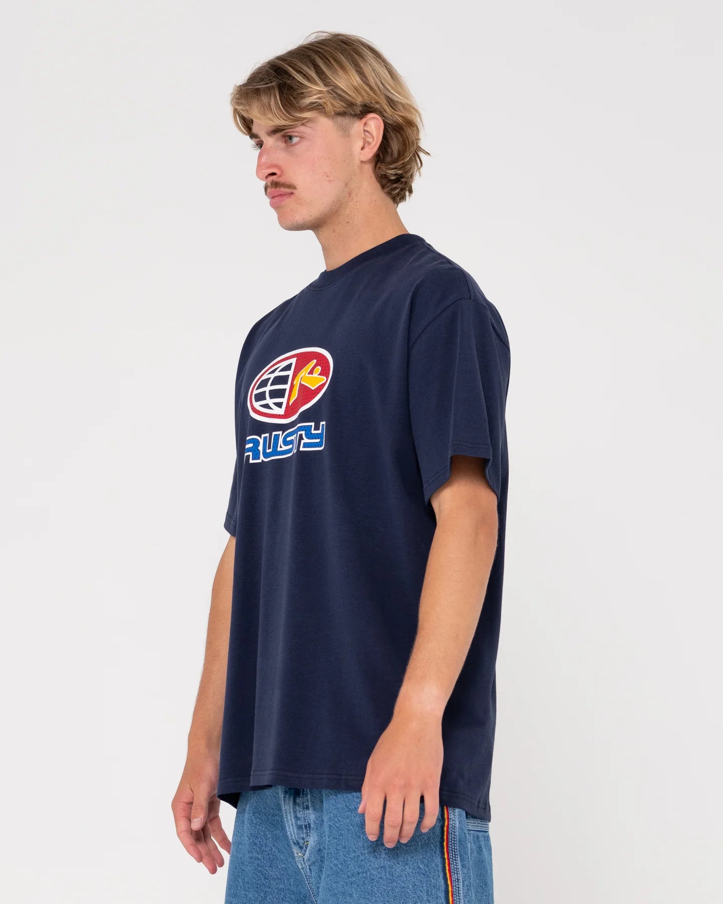 RUSTY COACH CARTER RELAXED FIT HEAVY GRAPHIC TEE