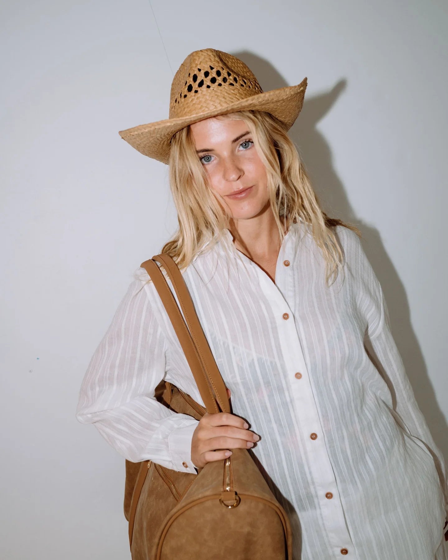 RUSTY ARIA SUEDE WEEKENDER BAG