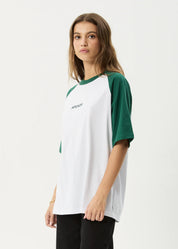 AFENDS RYAN OVERSIZED RAGLAN TEE