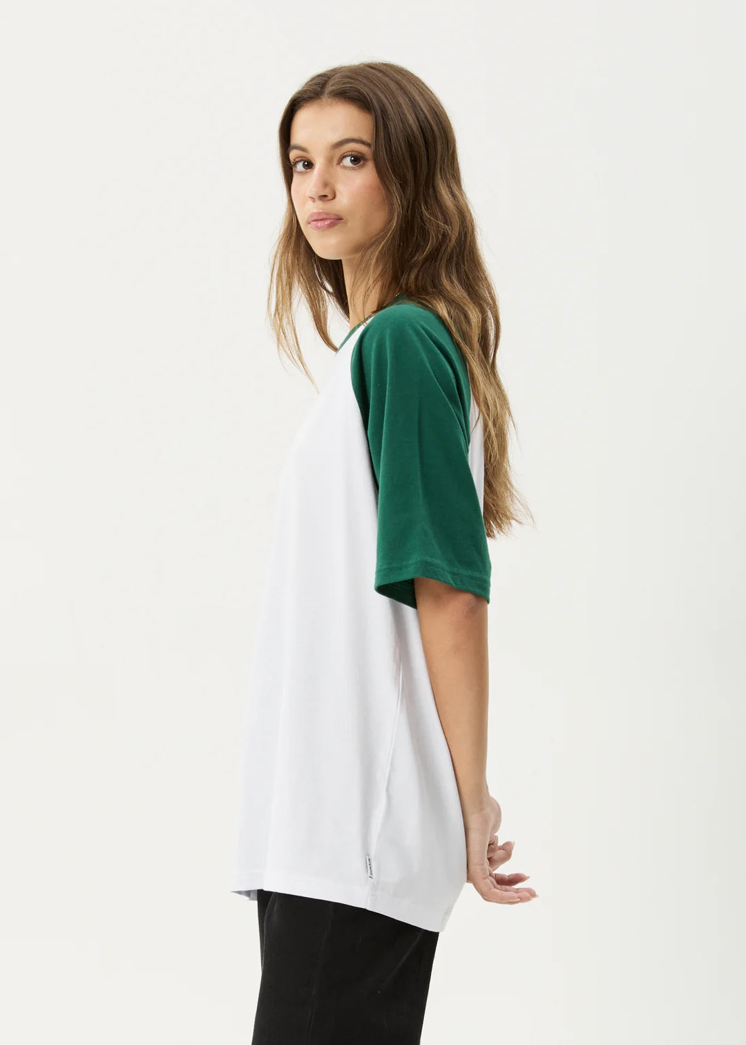 AFENDS RYAN OVERSIZED RAGLAN TEE