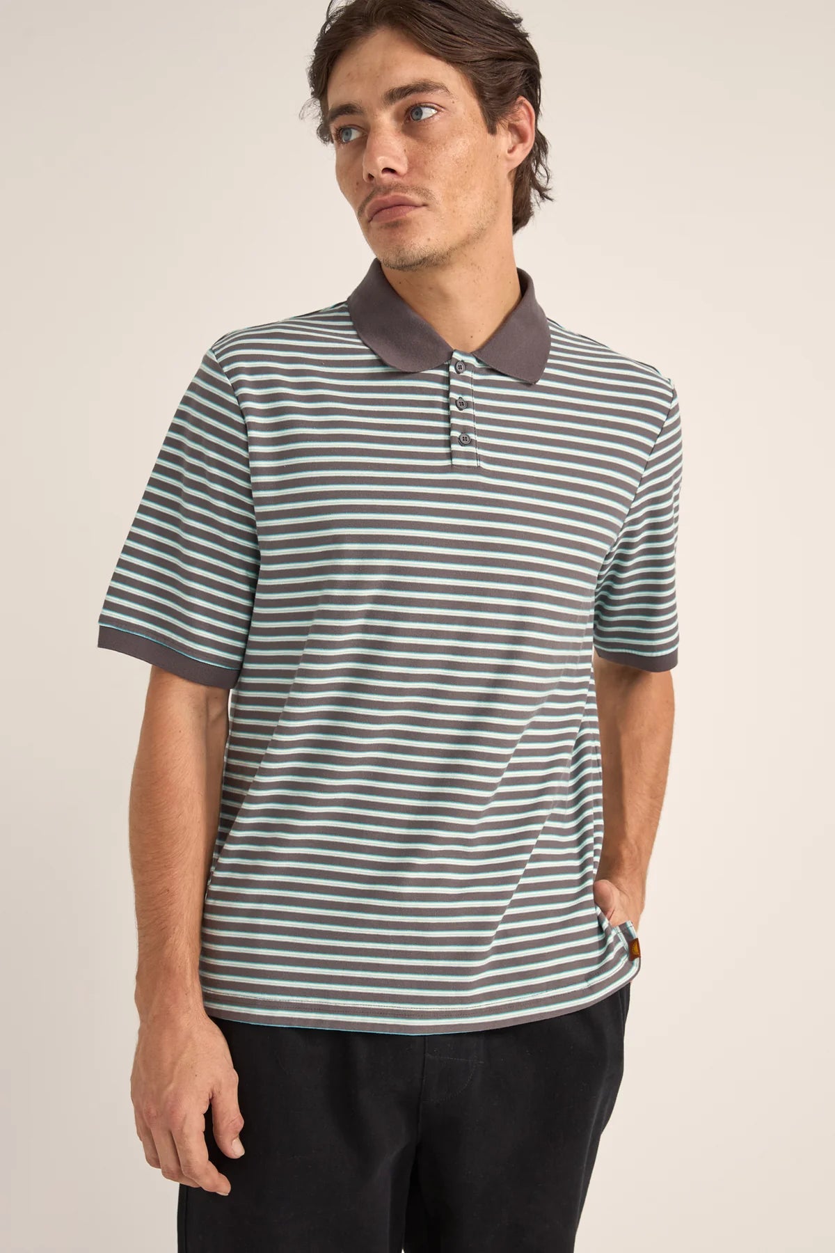 RHYTHM STRIPE POLO