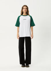AFENDS RYAN OVERSIZED RAGLAN TEE