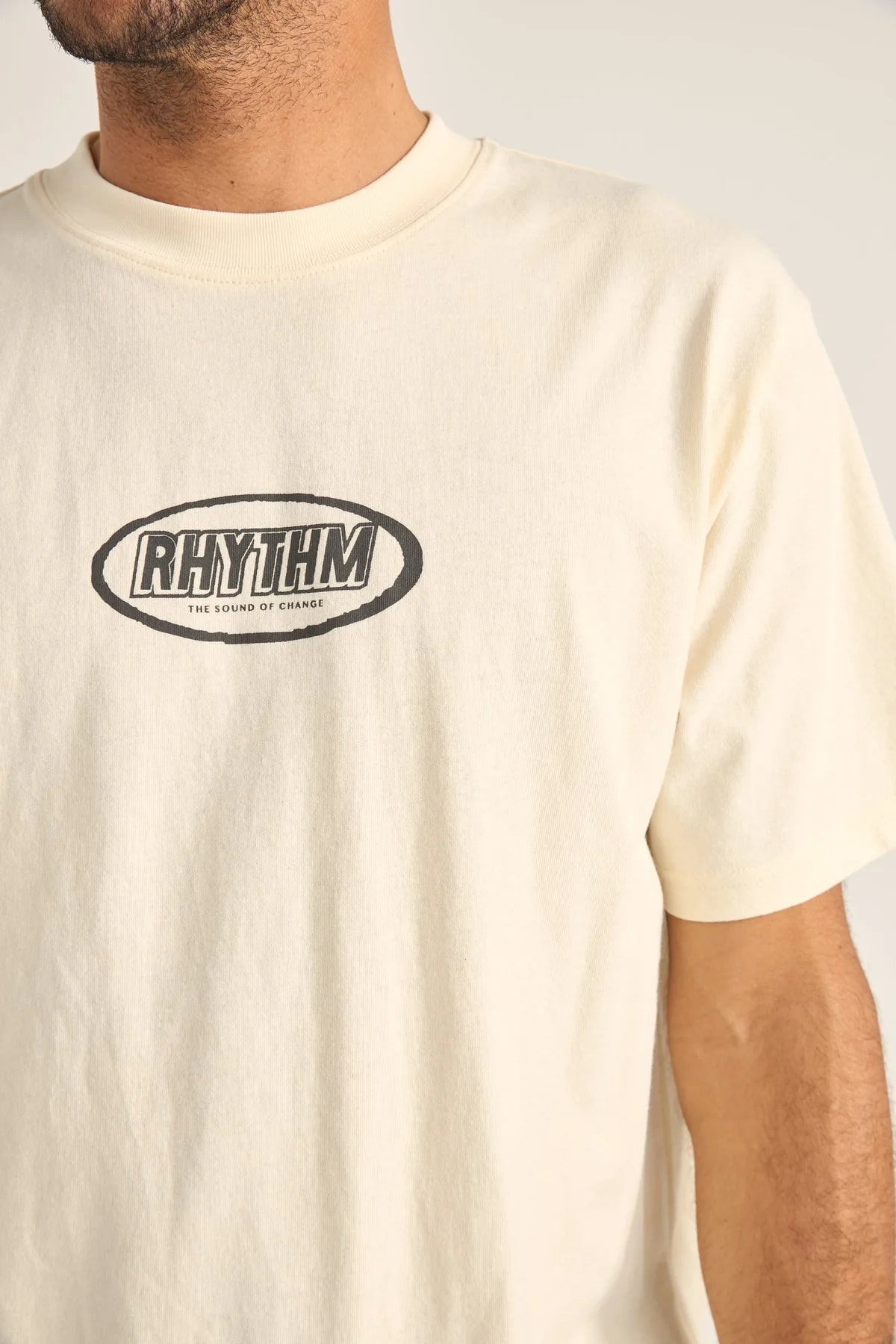 RHYTHM  ELLIPTIC PRINTED VINTAGE T-SHIRT