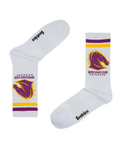 BRISBANE BRONCOS RETRO SNEAKER SOCK