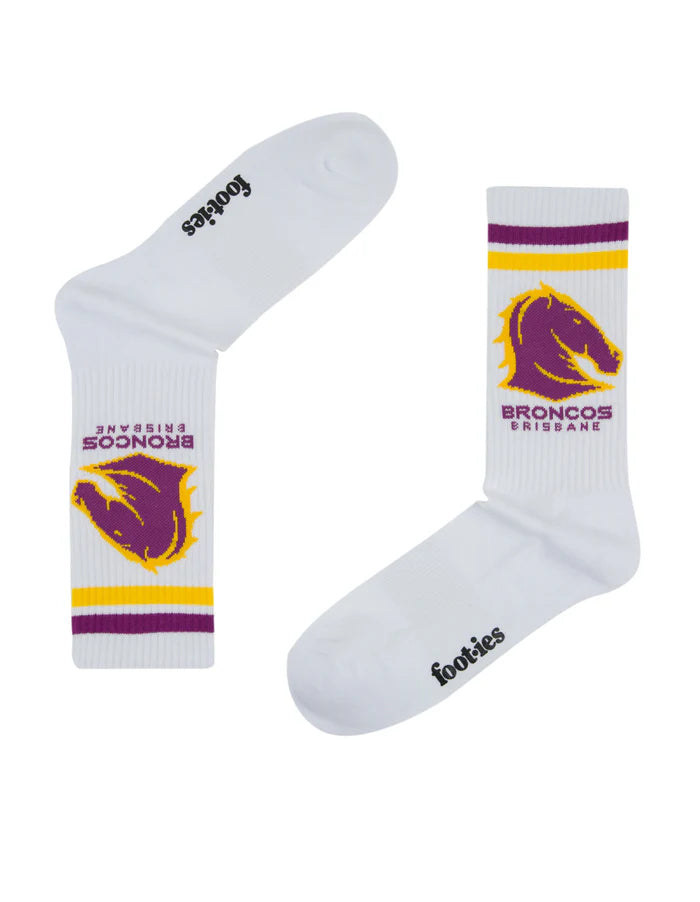 BRISBANE BRONCOS RETRO SNEAKER SOCK