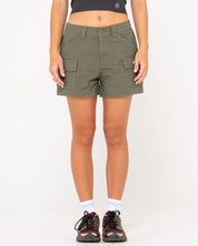 RUSTY CADE LOW RISE RIPSTOP CARGO SHORT