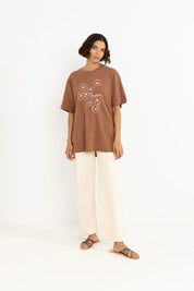 RHYTHM LULU FLORAL OVERSIZED T-SHIRT