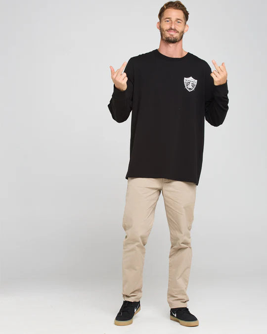 THE MAD HUEYS RAIDER FK OFF FISHING LS TEE