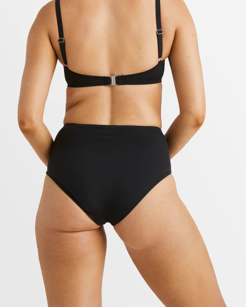 BILLABONG WOMENS SOL SEARCHER HI RETRO BIKINI BOTTOM – BLACK PEBBLE