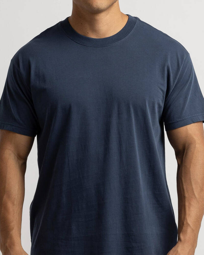 BILLABONG PREMIUM WAVE WASH TEE DUSTY NAVY