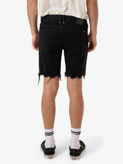 THRILLS BONES DENIM SHORT BLACK