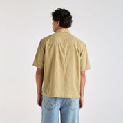 WRANGLER BOXCAR SHIRT TAN CHECK