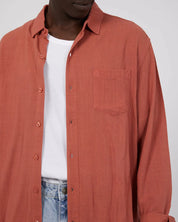 SILENT THEORY MASON LINEN SHIRT