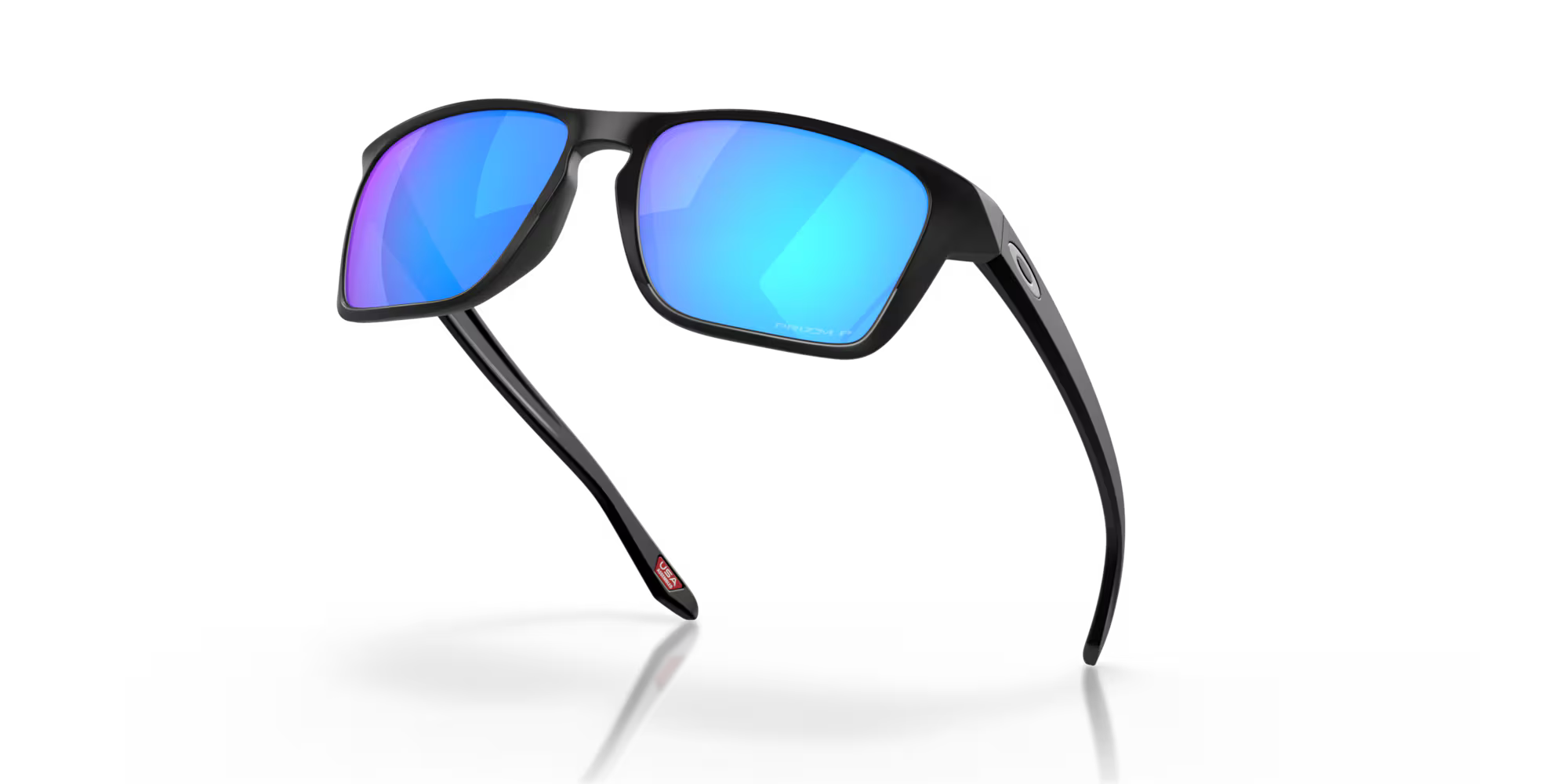OAKLEY SYLAS MATTE BLACK W/ PRIZM SAPHIRE POLARIZED