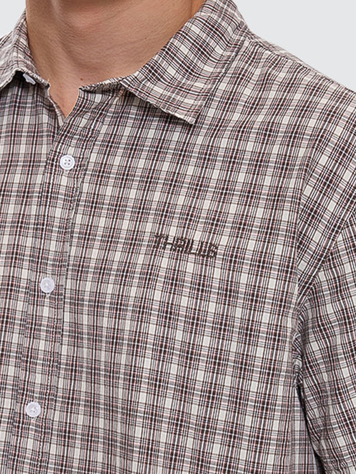THRILLS ADORNED CHECK SHORT SLEEVE SHIRT