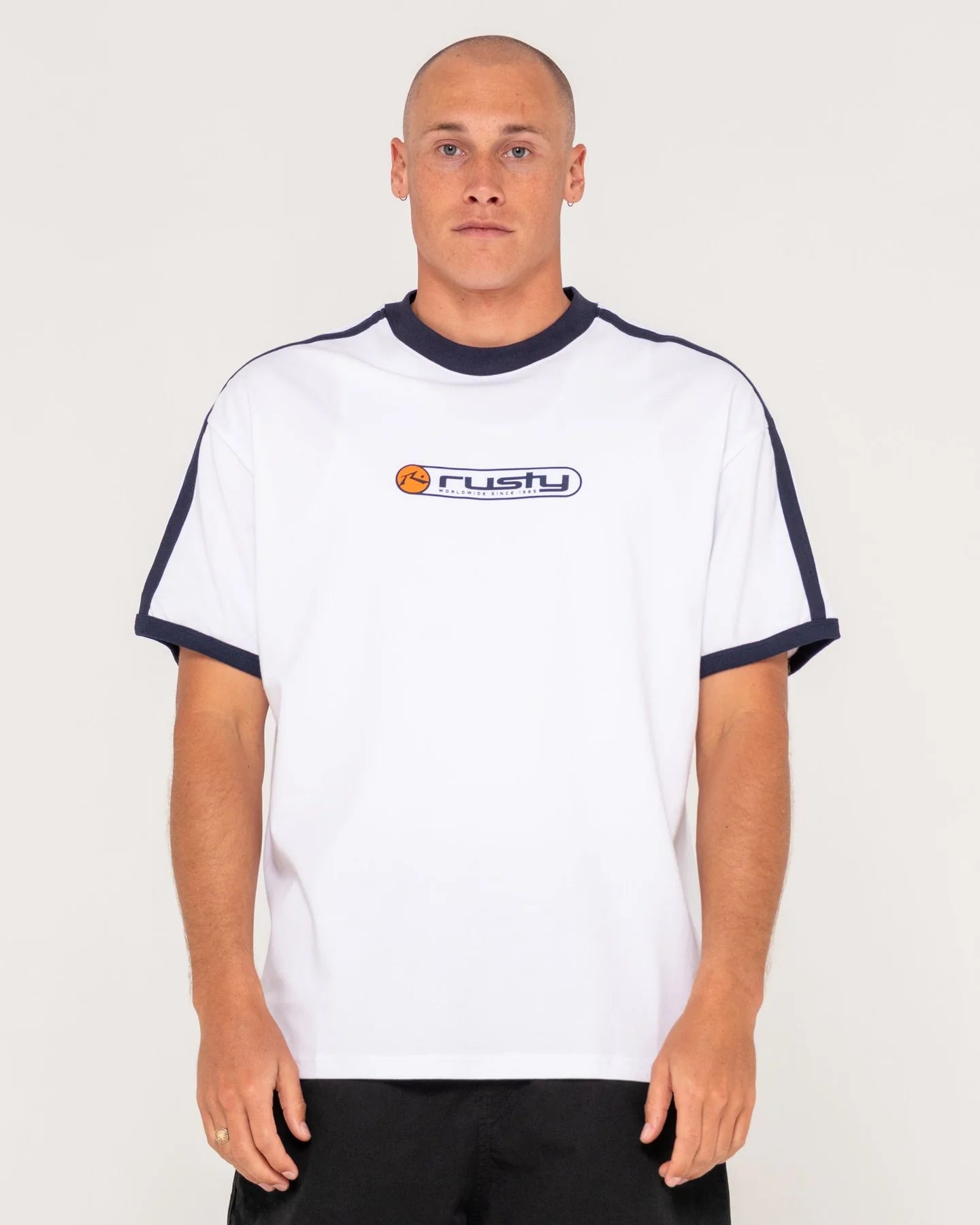 RUSTY POPPA RINGER TEE