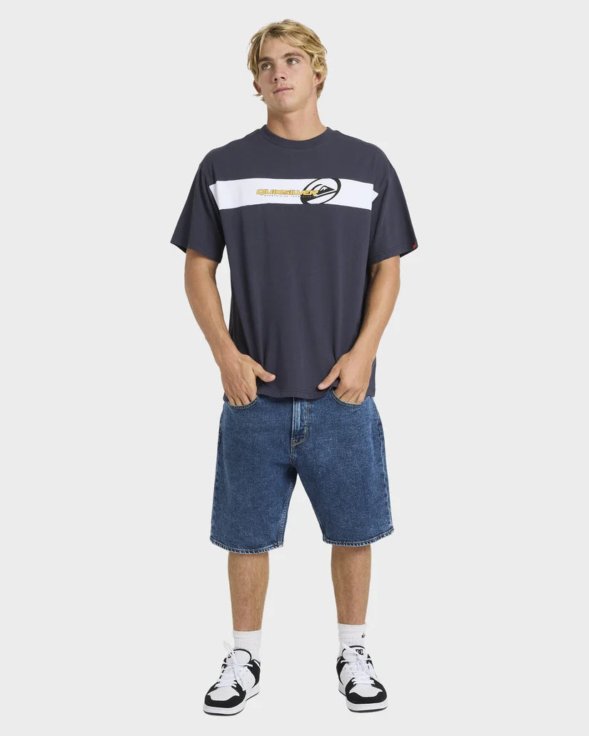 QUIKSILVER TILT PANEL KNIT TEE