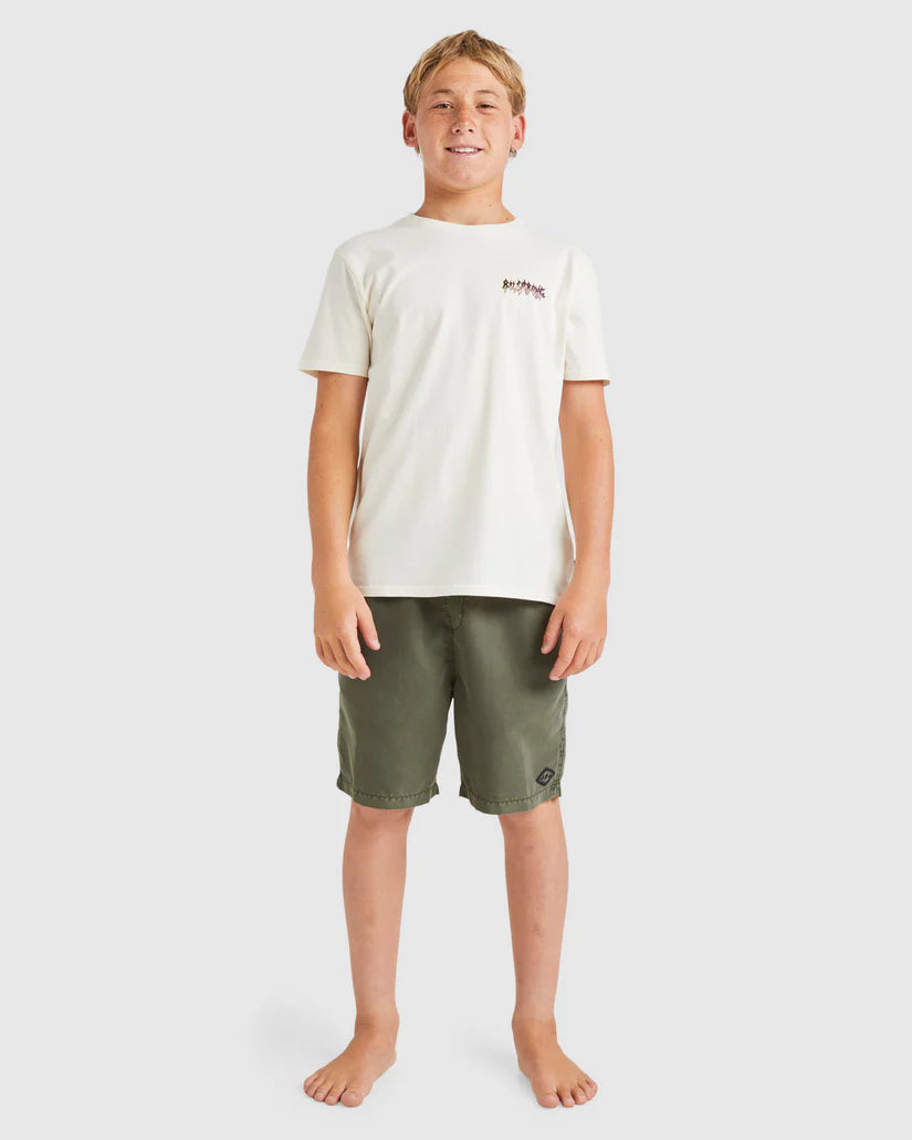BILLABONG ALL DAY OVERDYE LAYBACK TEENS - DARL MILITARY